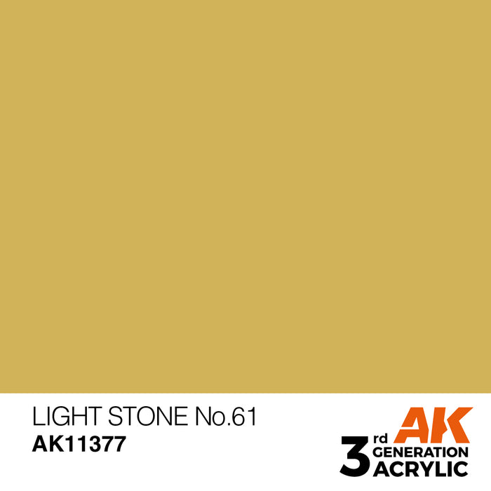 AK Interactive AFV Series - Light Stone No.61 - 18ml