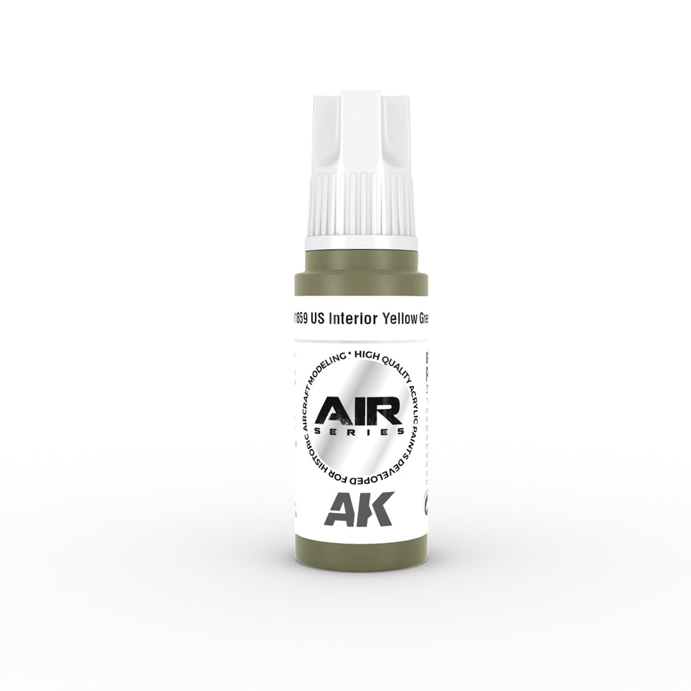 AK Interactive Air Series - US Interior Yellow Green - 18ml