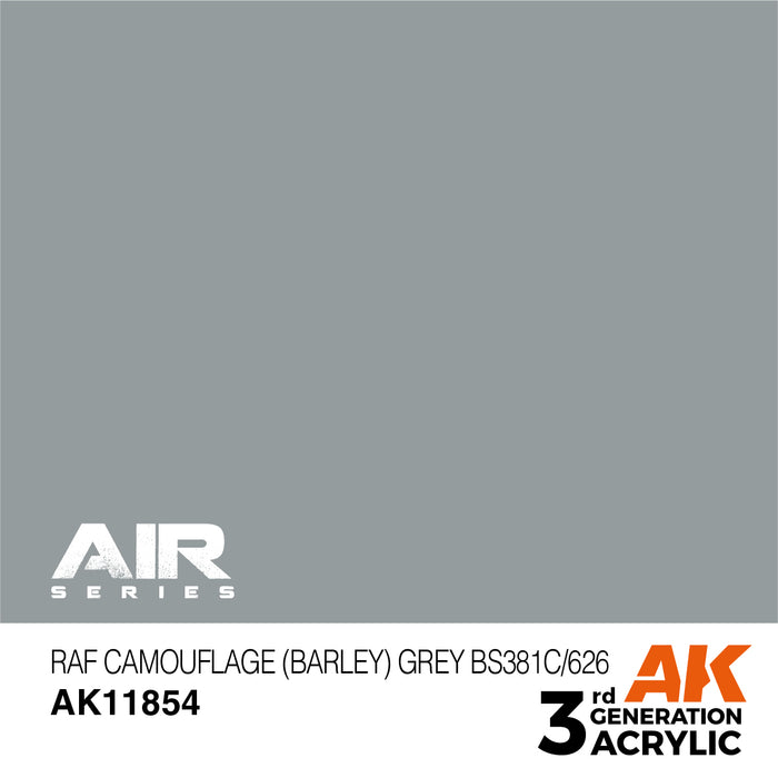AK Interactive Air Series - RAF Camouflage (Barley) Grey BS381C/626 - 18ml