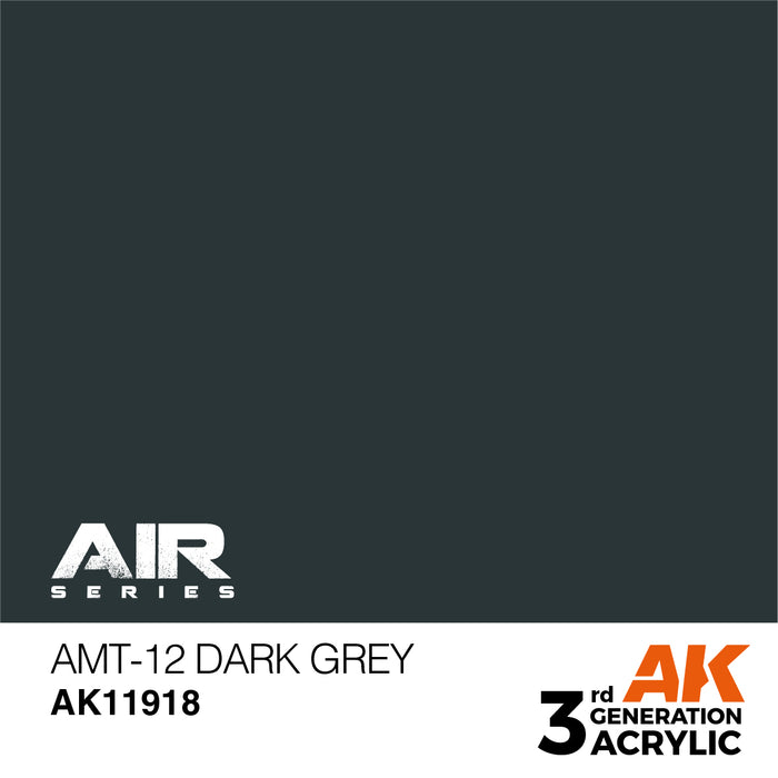 AK Interactive Air Series - AMT-12 Dark Grey - 18ml