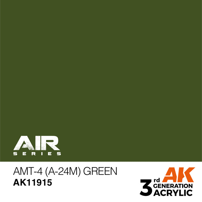 AK Interactive Air Series - AMT-4 (A-24m) Green - 18ml