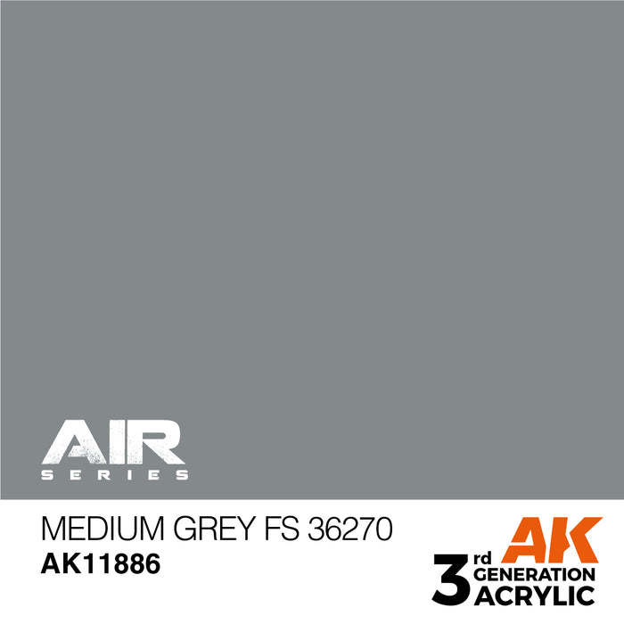 AK Interactive Air Series - Medium Grey FS 36270 - 18ml