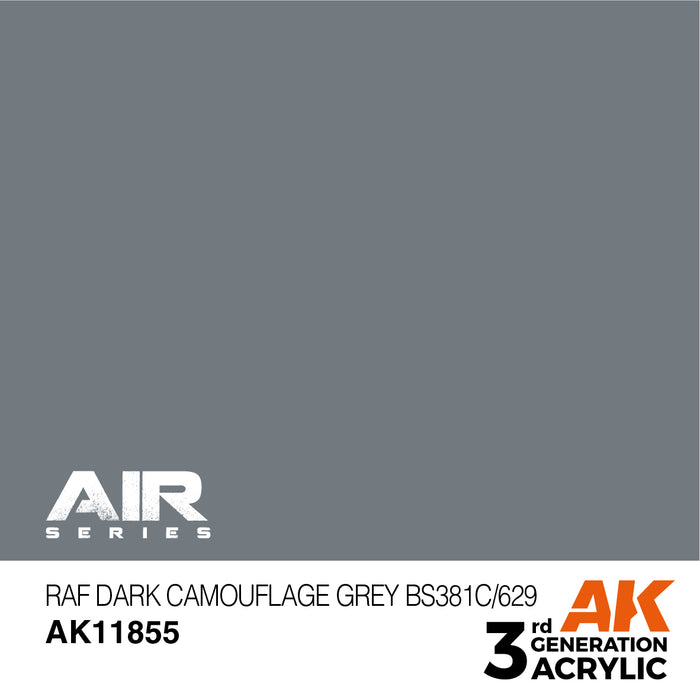 AK Interactive Air Series - RAF Dark Camouflage Grey BS381C/629 - 18ml