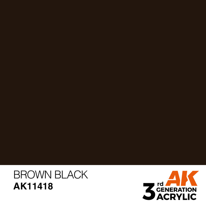 AK Interactive Figure Series - Brown Black - 18ml