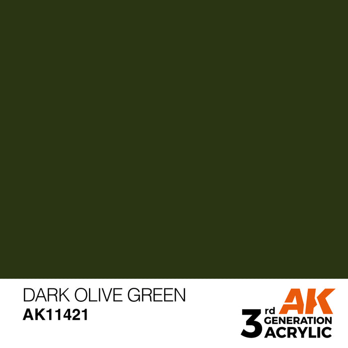AK Interactive Figure Series - Dark Olive Green - 18ml