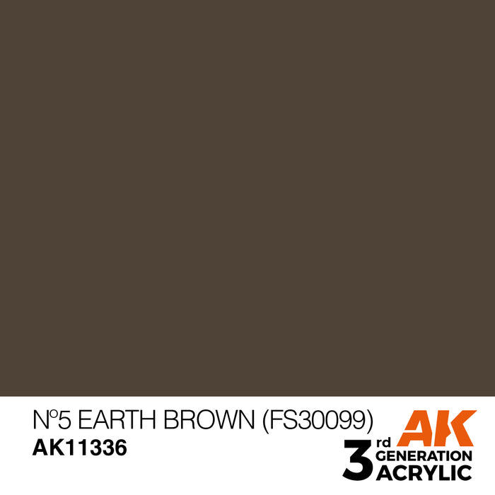 AK Interactive AFV Series - Nº5 Earth Brown (FS30099) - 18ml