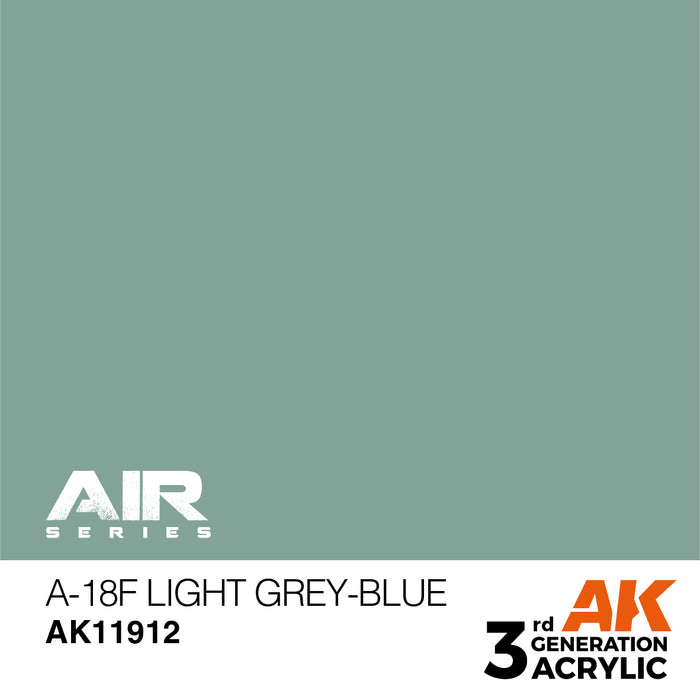 AK Interactive Air Series - A-18f Light Grey-Blue - 18ml