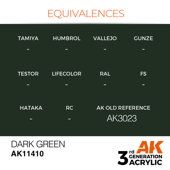 AK Interactive Figure Series - Dark Green - 18ml