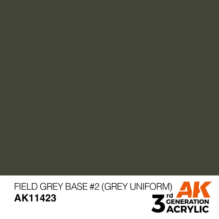 AK Interactive Figure Series - Field Grey Base #2 (Grey Uniform) - 18ml