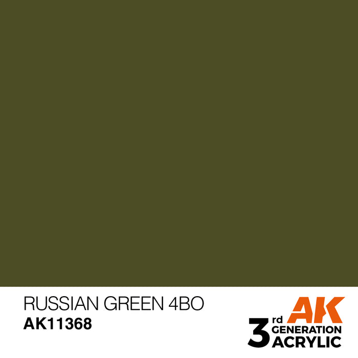 AK Interactive AFV Series - Russian Green 4BO - 18ml
