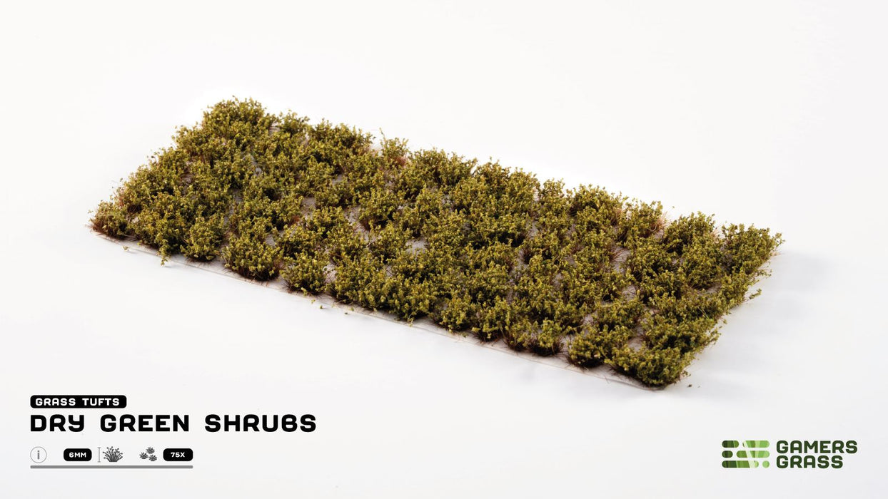GamersGrass Static Grass Tufts - Dry Green Shrubs