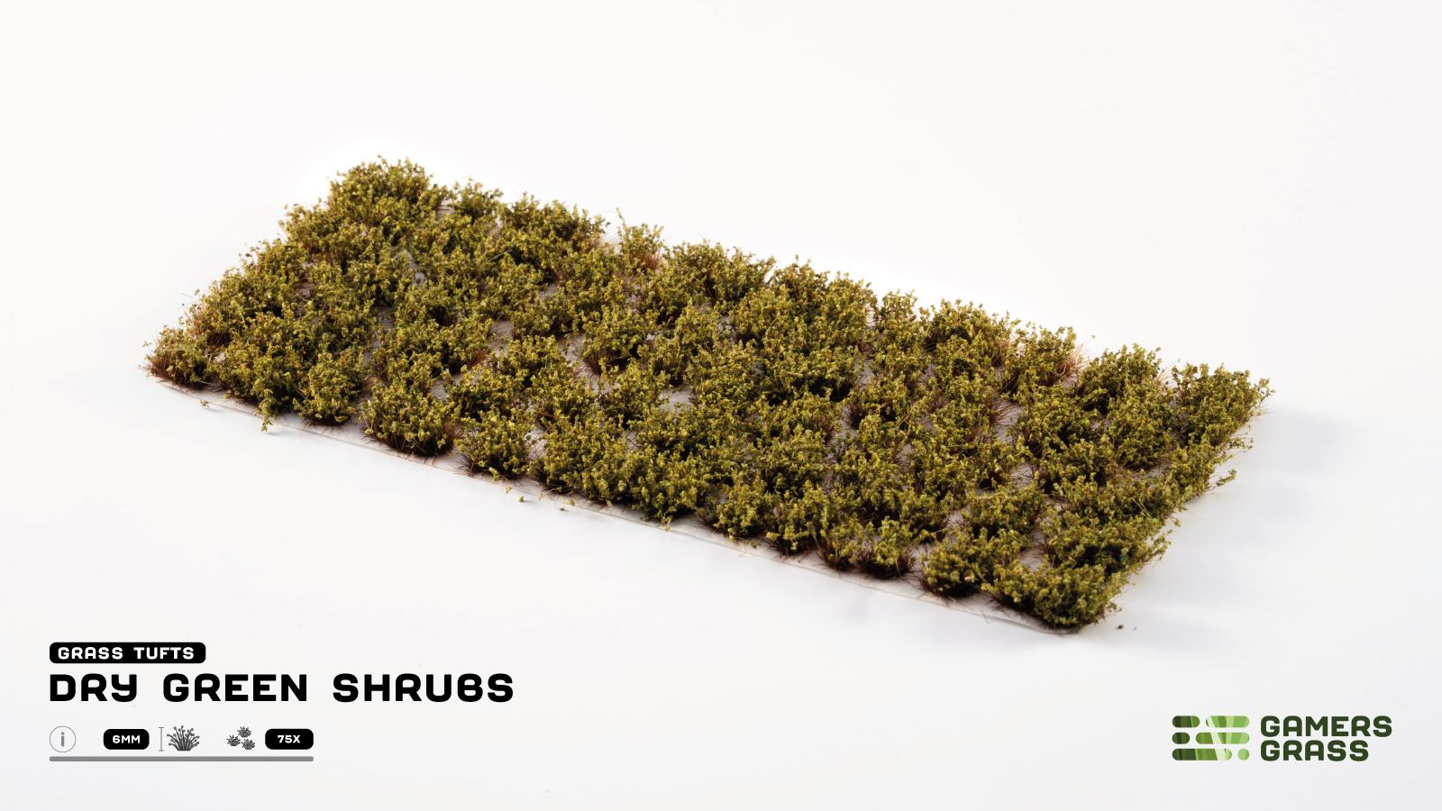 GamersGrass Static Grass Tufts - Dry Green Shrubs