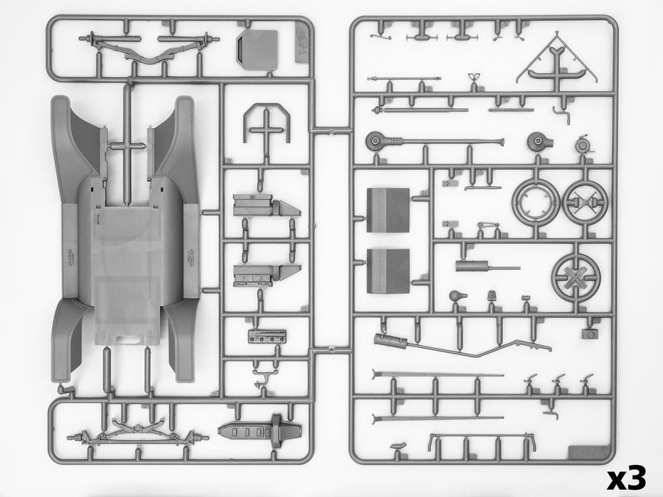 The Various 'Tin Lizzie' Ford Model T Variants (Set of 3) 1:24