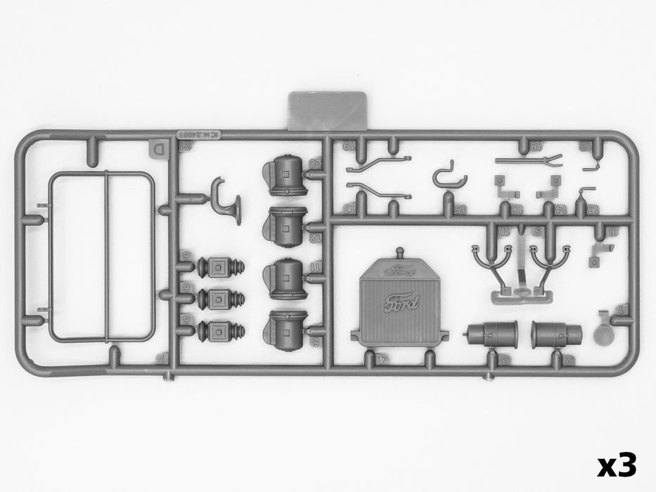 The Various 'Tin Lizzie' Ford Model T Variants (Set of 3) 1:24