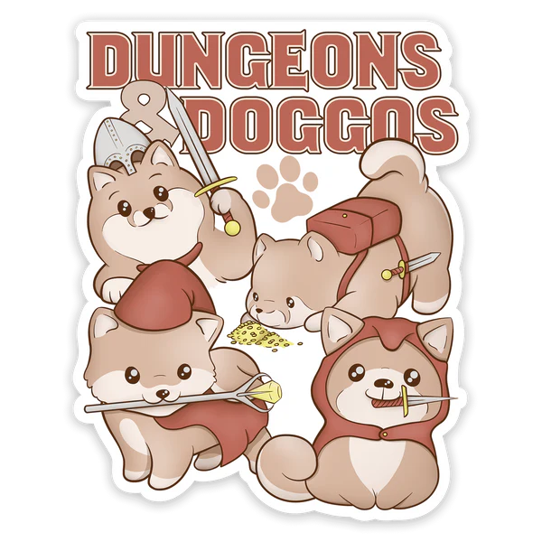 GlassStaff Sticker - Dungeons & Doggos