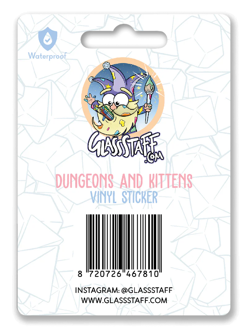 GlassStaff Sticker - Dungeons & Kittens