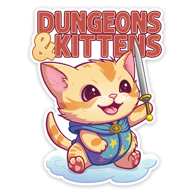 GlassStaff Sticker - Dungeons & Kittens
