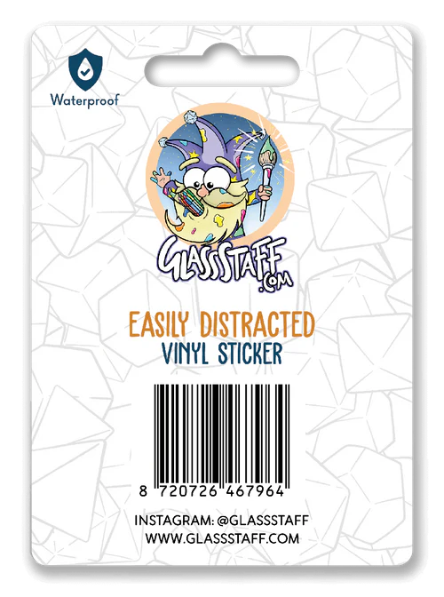 GlassStaff Sticker - Easily Distracted
