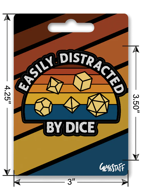 GlassStaff Sticker - Easily Distracted