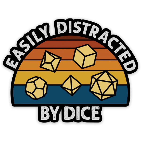GlassStaff Sticker - Easily Distracted