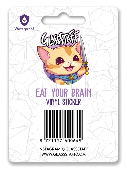 GlassStaff Sticker - Eat Your Brain