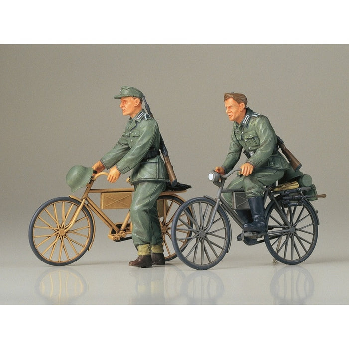 German Soldiers With Bicycles