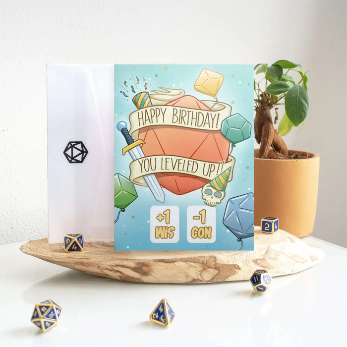GlassStaff Greeting Card - Birthday D20