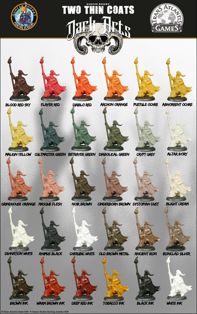 Two Thin Coats: THE DARK ARTS Paint Set