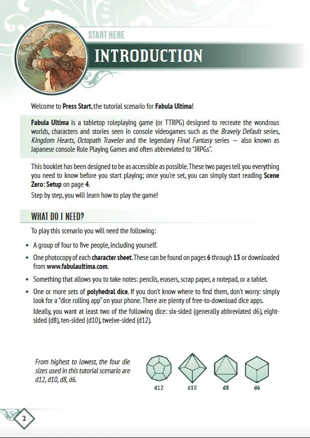 Fabula Ultima: Press Start