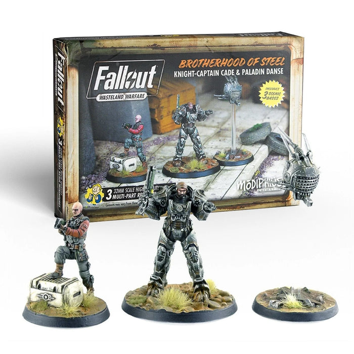 Fallout Wasteland Warfare - Brotherhood of Steel: Knight-Captain Cade and Paladin Danse