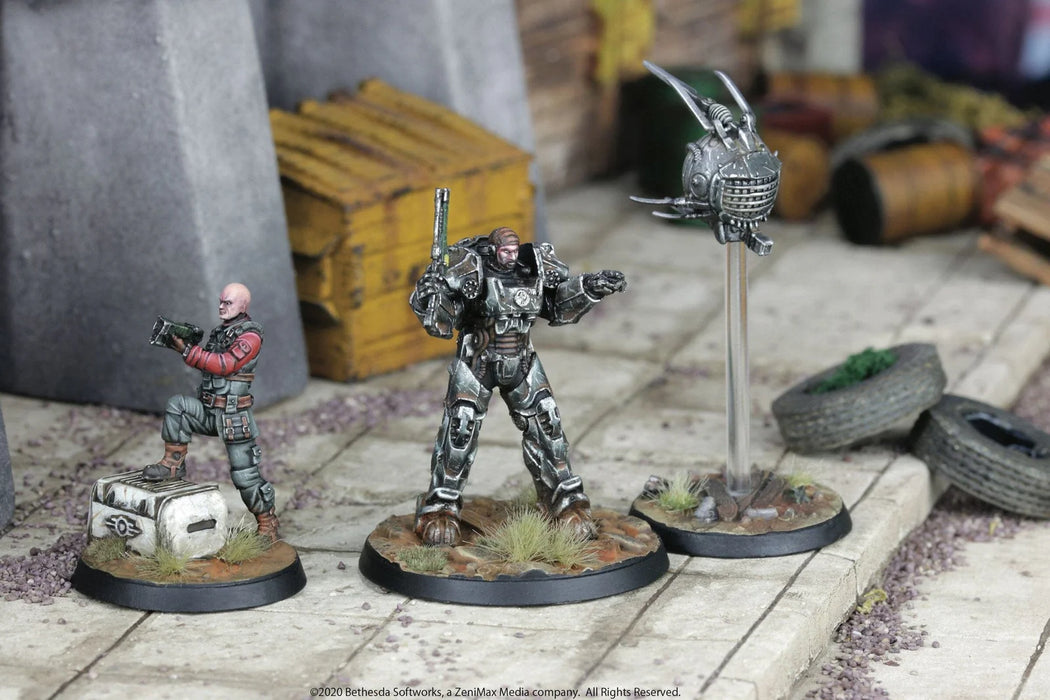 Fallout Wasteland Warfare - Brotherhood of Steel: Knight-Captain Cade and Paladin Danse