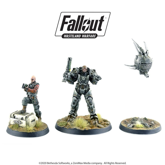Fallout Wasteland Warfare - Brotherhood of Steel: Knight-Captain Cade and Paladin Danse