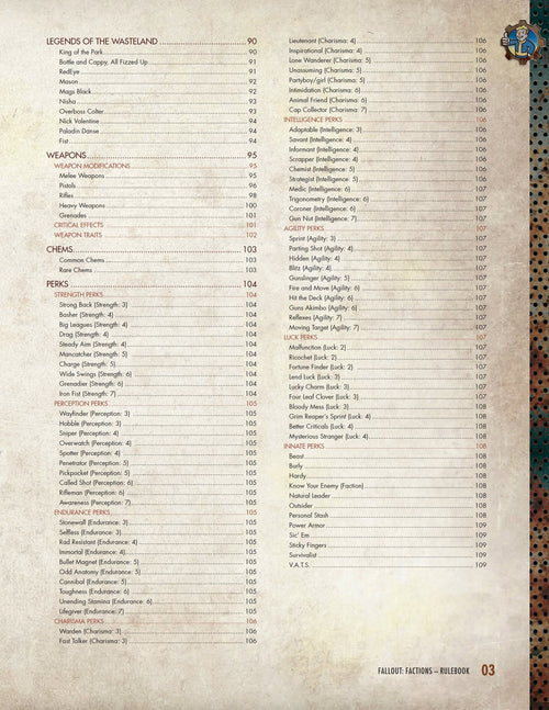 Fallout Factions - Core Rulebook