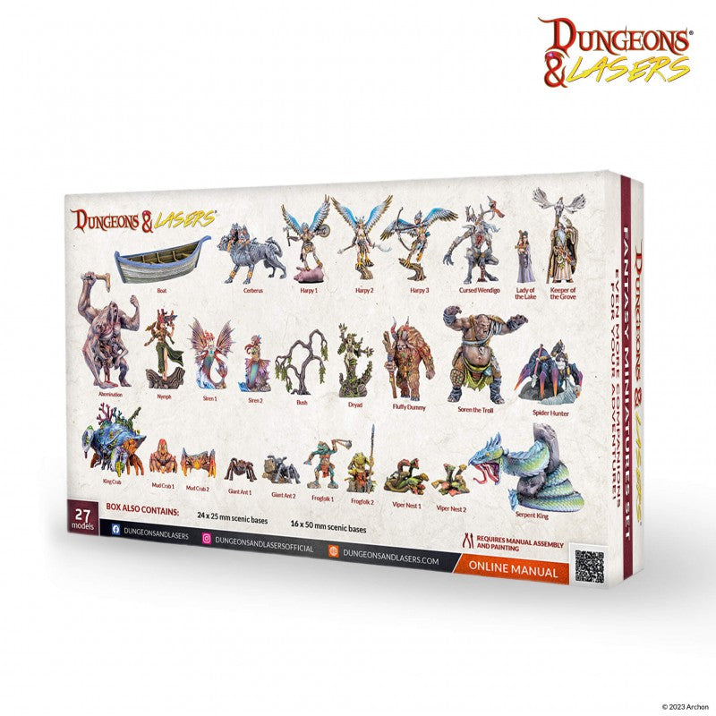 Dungeons & Lasers - Fantasy Miniatures Set