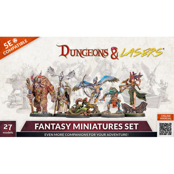 Dungeons & Lasers - Fantasy Miniatures Set
