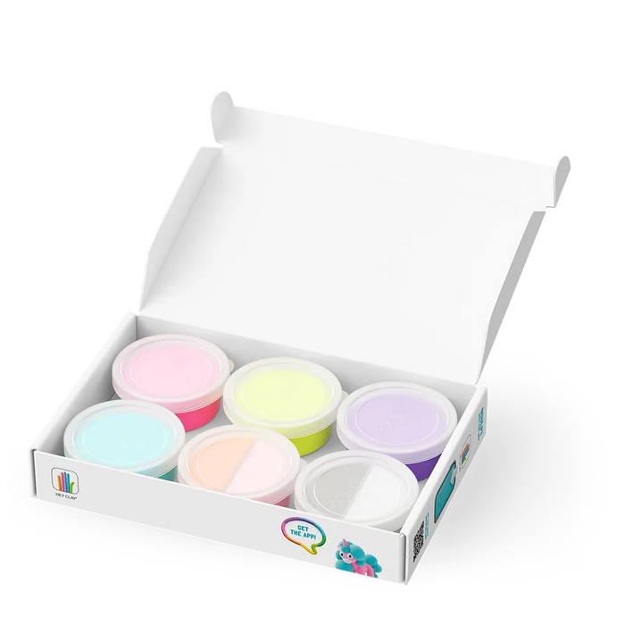 Hey Clay Rainbow Unicorns Set 1
