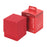 Vault X Exo-Tec Toploading Deck Box 80+ - Fire Red