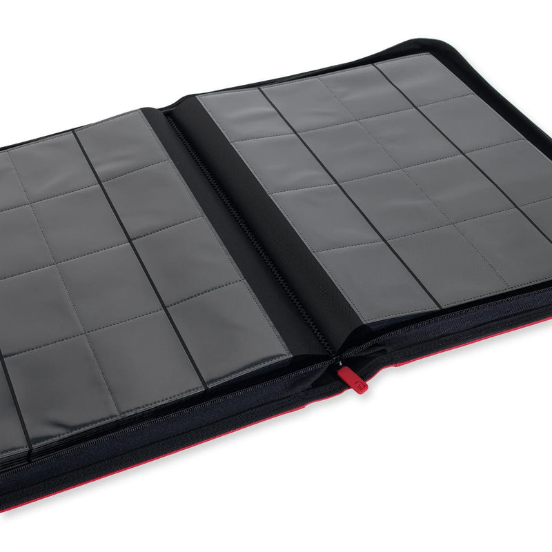 Vault X 16-Pocket Exo-Tec Zip Binder XXL - Red