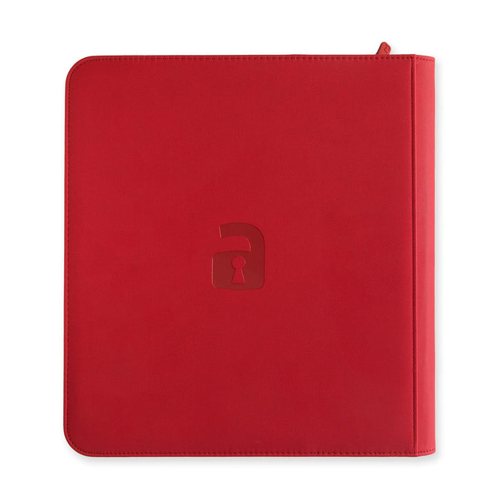 Vault X 12-Pocket Exo-Tec Zip Binder XL - Fire Red