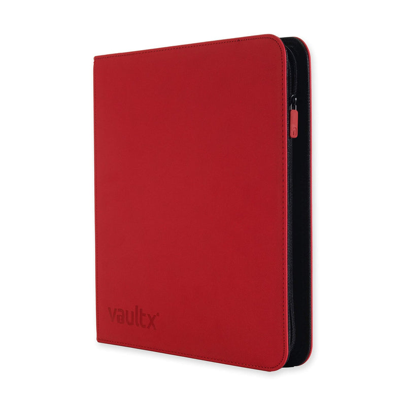 Vault X 12-Pocket Exo-Tec Zip Binder - Red