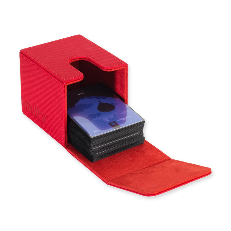 Vault X Exo-Tec Toploading Deck Box 80+ - Fire Red