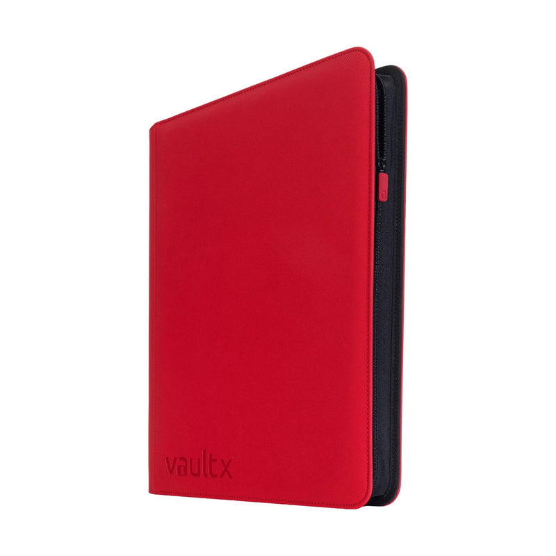 Vault X 16-Pocket Exo-Tec Zip Binder XXL - Red