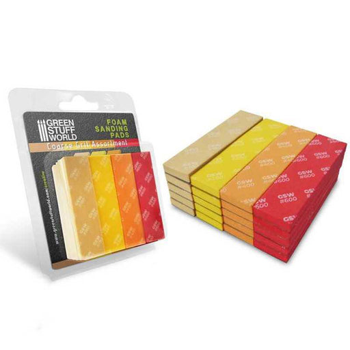 Foam Sanding Pads - Coarse Grit Assortment x20