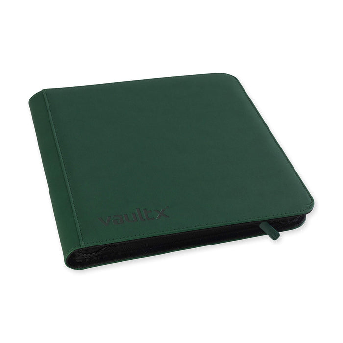 Vault X 12-Pocket Exo-Tec Zip Binder - Forest Green