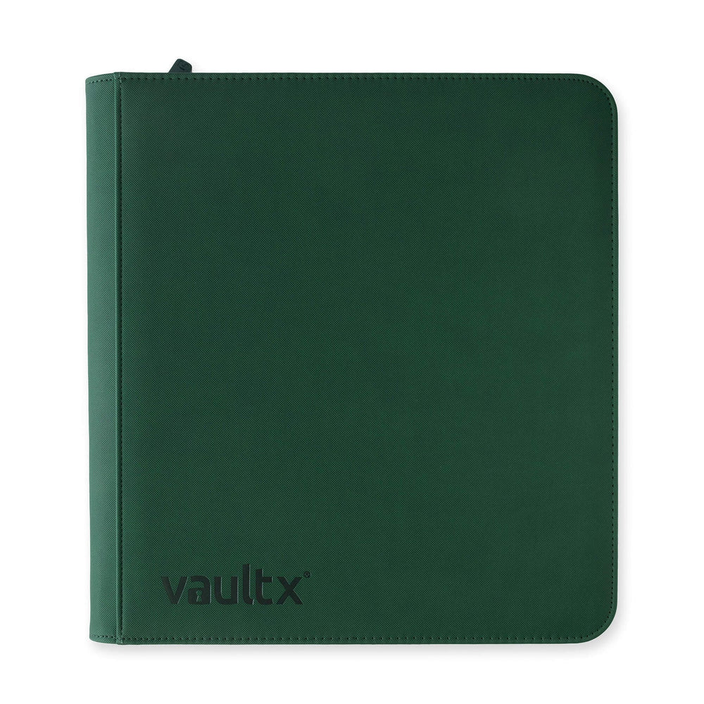 Vault X 12-Pocket Exo-Tec Zip Binder - Forest Green