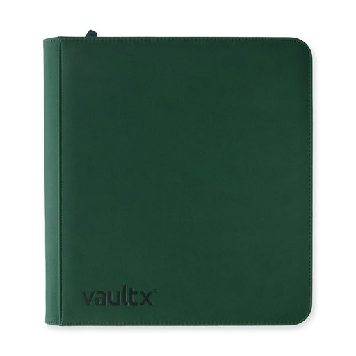 Vault X 12-Pocket Exo-Tec Zip Binder - Forest Green