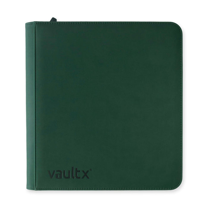 Vault X 12-Pocket Exo-Tec Zip Binder XL - Forest Green