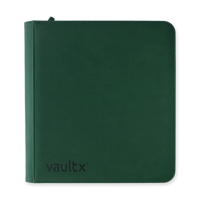 Vault X 12-Pocket Exo-Tec Zip Binder - Forest Green