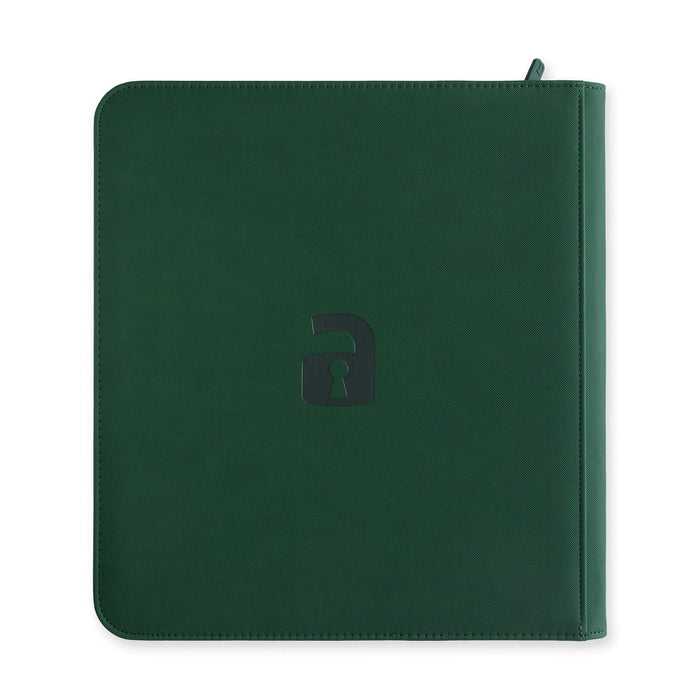 Vault X 12-Pocket Exo-Tec Zip Binder XL - Forest Green