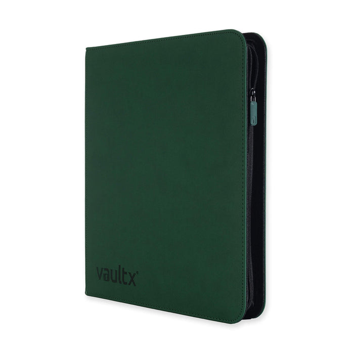 Vault X 12-Pocket Exo-Tec Zip Binder - Forest Green
